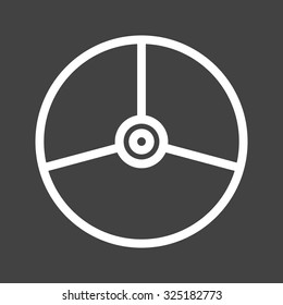 Wheel, Steering, car icon vector image. Can also be used for transport, transportation and travel. Suitable for mobile apps, web apps and print media. 