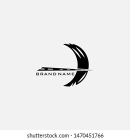 wheel Street icon logo design vector