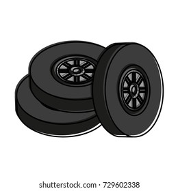 wheel tire icon image 