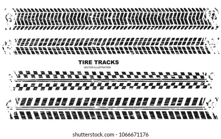 wheel tire tracks 