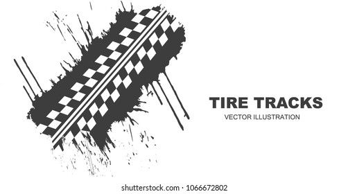 wheel tire tracks