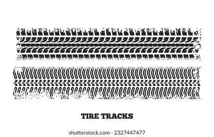 wheel tire tracks background design