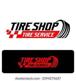 Wheel Tyre Tire Shop Store Logo Automotive Logo Template Vector