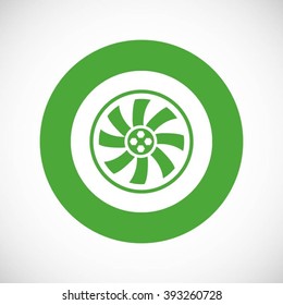 wheel vector icon