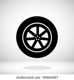 wheel vector icon