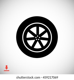 wheel vector icon