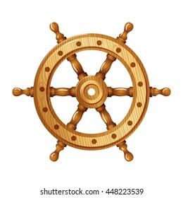 Wheel Vector Icon Helm Stock Vector (Royalty Free) 448223539 | Shutterstock