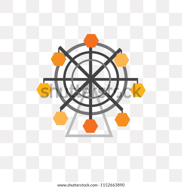Wheel vector icon isolated on transparent\
background, Wheel logo\
concept
