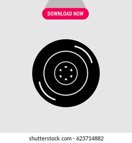 Wheel Vector Icon, The symbol of wheel.  Simple, modern flat vector illustration for mobile app, website or desktop app  