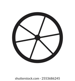 Wheel vector illustration art transportation