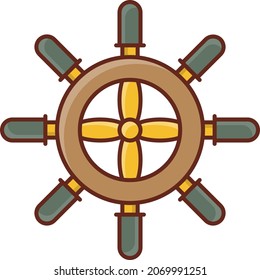 wheel Vector illustration on a transparent background. Premium quality symbols. Vector Line Flat color  icon for concept and graphic design.
