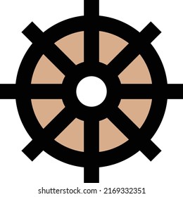 Wheel  Vector illustration on a transparent background.Premium quality symmbols.Stroke vector icons for concept and graphic design.
