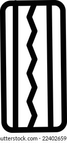 ilustración del vector de la rueda sobre un fondo transparente. Símbolos de calidad superior. Iconos vectoriales de línea delgada para el diseño de conceptos y gráficos. 
