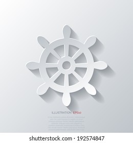Wheel web icon.