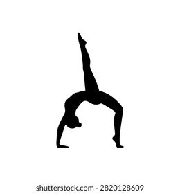 Wheel Yoga Backbend Flexibility Strength Icon