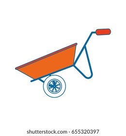 Wheelbarrow construction tool