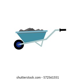 wheelbarrow for gardening and construction