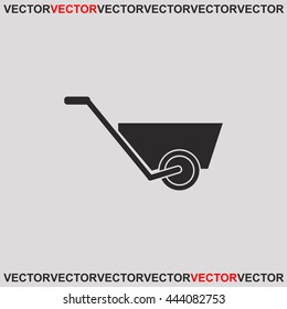 Wheelbarrow icon.