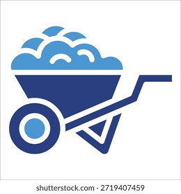 Elemento de icono de carretilla para diseño