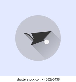 wheelbarrow icon. flat style