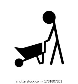 Icono de flecha de ruedas o logotipo símbolo de signo aislado ilustración vectorial - iconos vectoriales de estilo negro de alta calidad
