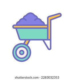 icono de carretilla para tu diseño de sitio web, logotipo, aplicación, interfaz de usuario.