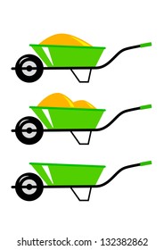 Wheelbarrow icons