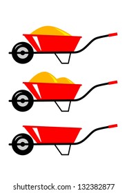 Wheelbarrow icons