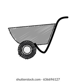 wheelbarrow tool icon