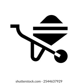 Wheelbarrow vector design in eps 10