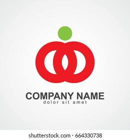 wheelchair Company Logo Vector Template