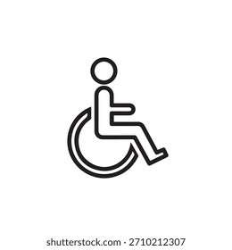 “Símbolo de accesibilidad para discapacitados en silla de ruedas”