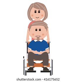 Wheelchair, family