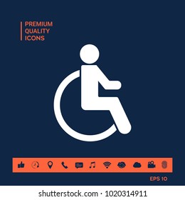 Wheelchair handicap icon