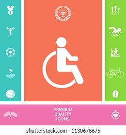 Wheelchair handicap icon