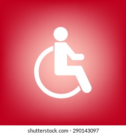 Wheelchair Handicap Icon.