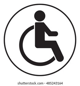 Wheelchair handicap icon