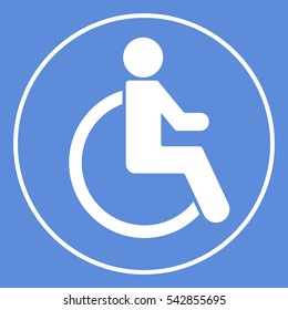 Wheelchair handicap icon Wheelchair handicap icon
