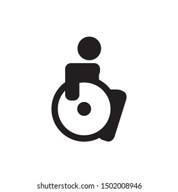 Wheelchair, handicap icon design illustration