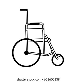 wheelchair healthcare related icon image 