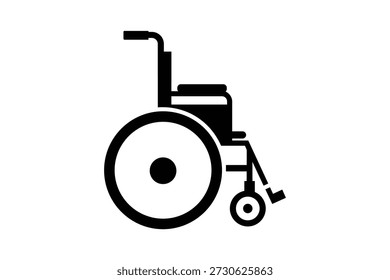 Wheelchair icon – accessibility and mobility vector illustration
