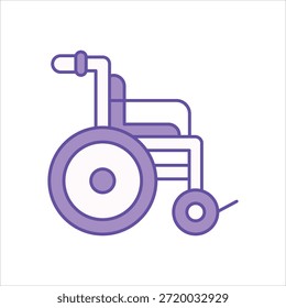 Rollstuhl-Symbol sauber und moderne Vektorgrafik