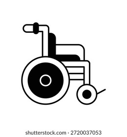 Rollstuhl-Symbol sauber und moderne Vektorgrafik