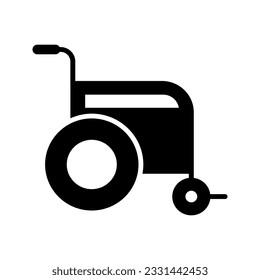 wheelchair icon flat vecktor trendy popular simple