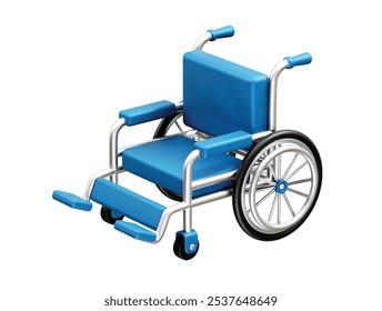 Wheelchair Icon Illustration 3d Render