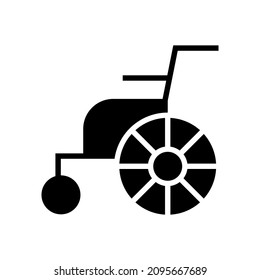 wheelchair icon or logo isolated sign symbol vector illustration - high quality black style vector icons
