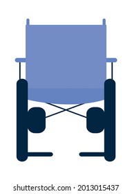 wheelchair icon on white background
