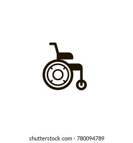 wheelchair icon. sign design