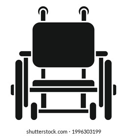 Wheelchair icon. Simple illustration of Wheelchair vector icon for web design isolated on white background