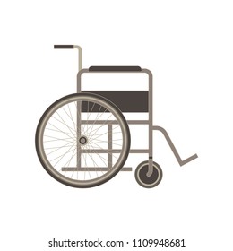 Wheelchair icon vector disabled illustration isolated handicapped symbol disability sign chair